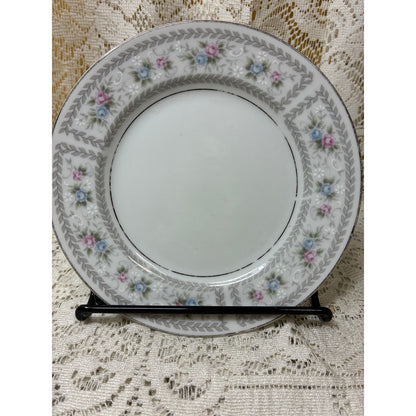 M Fine China Japan Lisa 5016 Bread Dessert Plate 6.5” – Replacement Piece – Floral Gray Pink Blue