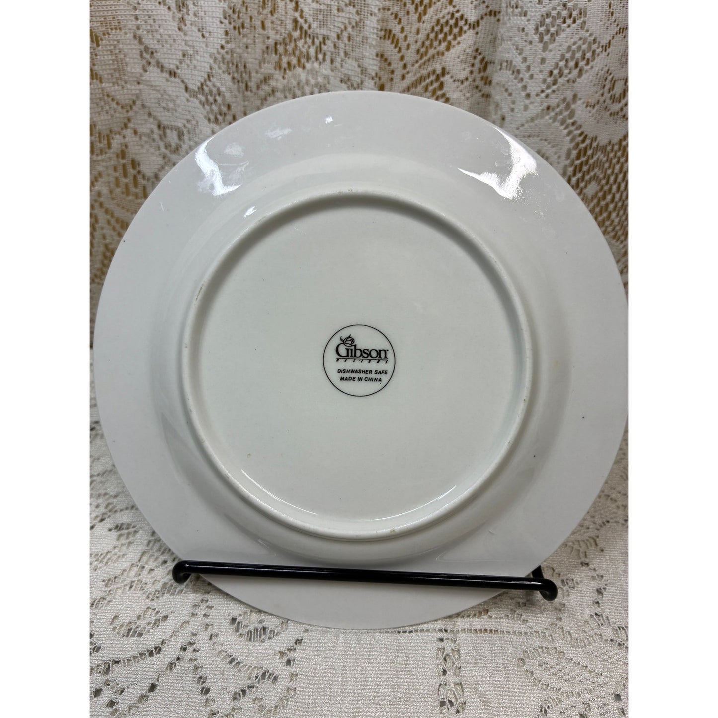 Gibson Aurora Salad Plate 7.5” – Replacement Piece – Pastel Floral Rim Vintage China