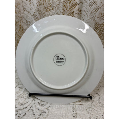 Gibson Aurora Salad Plate 7.5” – Replacement Piece – Pastel Floral Rim Vintage China