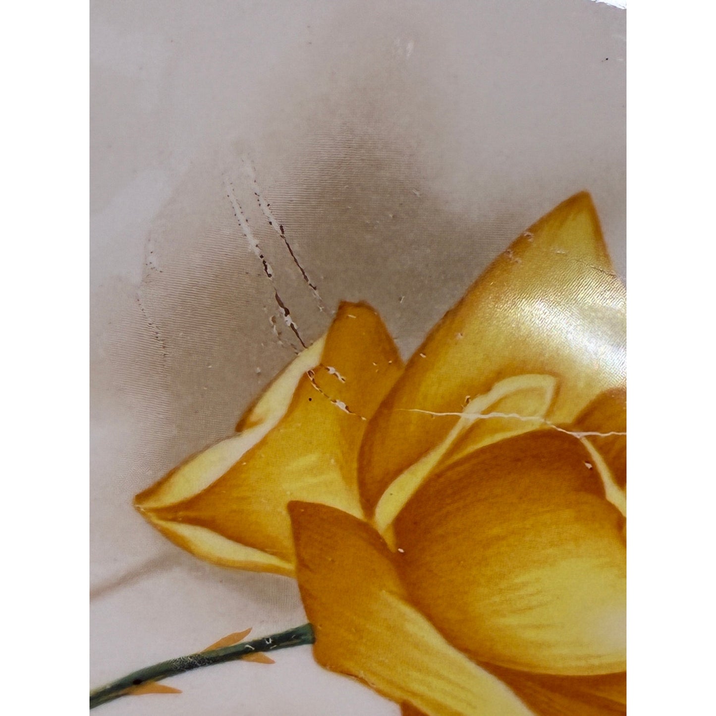 Simplicity by Cannonsburg Yellow Rose Serving Bowl Gold Trim Replacement China - Vintage