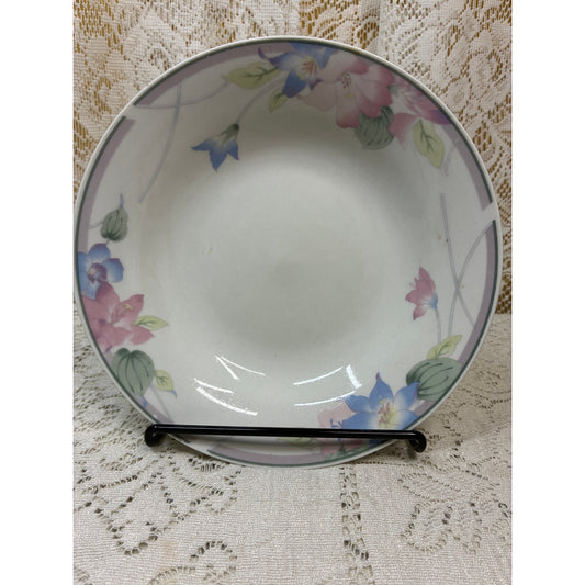 Gibson Aurora Rimmed Soup Bowl 8” – Replacement Piece – Floral Vintage China