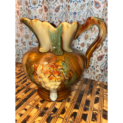 Vintage Dryden Pottery Pitcher / Vase – Ozark Frontier Collection – Drip Glaze Studio Piece