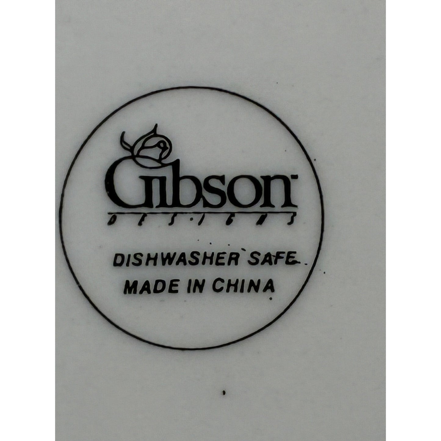 Gibson Aurora Dinner Plate – Replacement Piece – Pink Blue Floral Rim – Vintage China