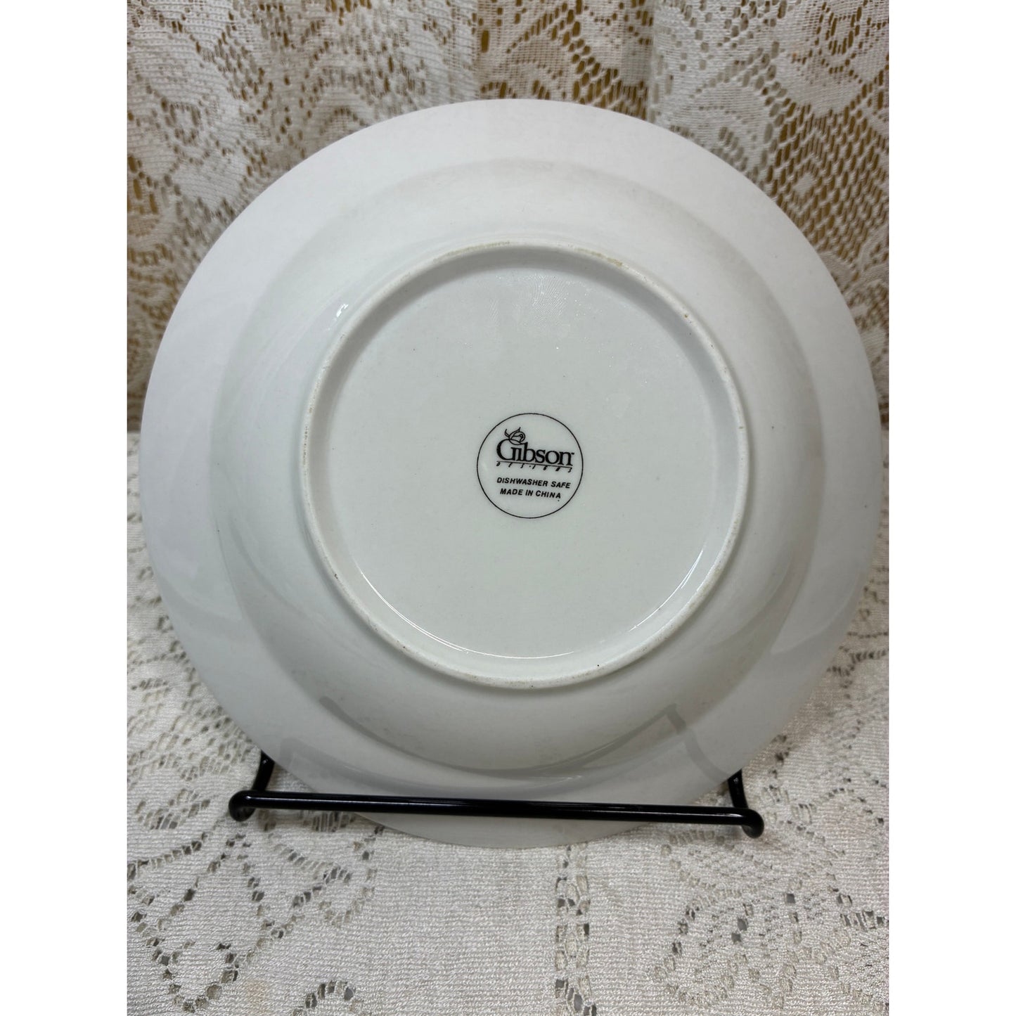 Gibson Aurora Rimmed Soup Bowl 8” – Replacement Piece – Floral Vintage China