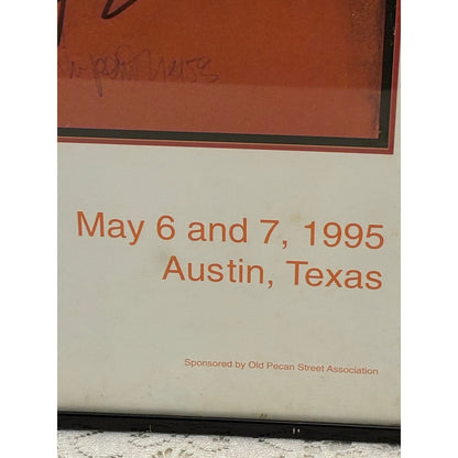 FOR LOCAL PICKUP ONLY: Amado Pena 1995 Signed & Numbered “Old Pecan Street Spring Arts Festival” Austin Art Print – 65/400