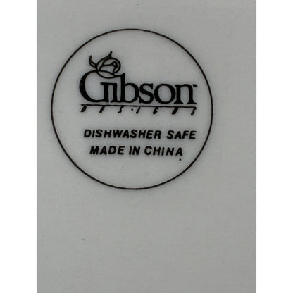 Gibson Aurora Rimmed Soup Bowl 8” – Replacement Piece – Floral Vintage China