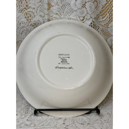 Simplicity by Cannonsburg Yellow Rose Serving Bowl Gold Trim Replacement China - Vintage