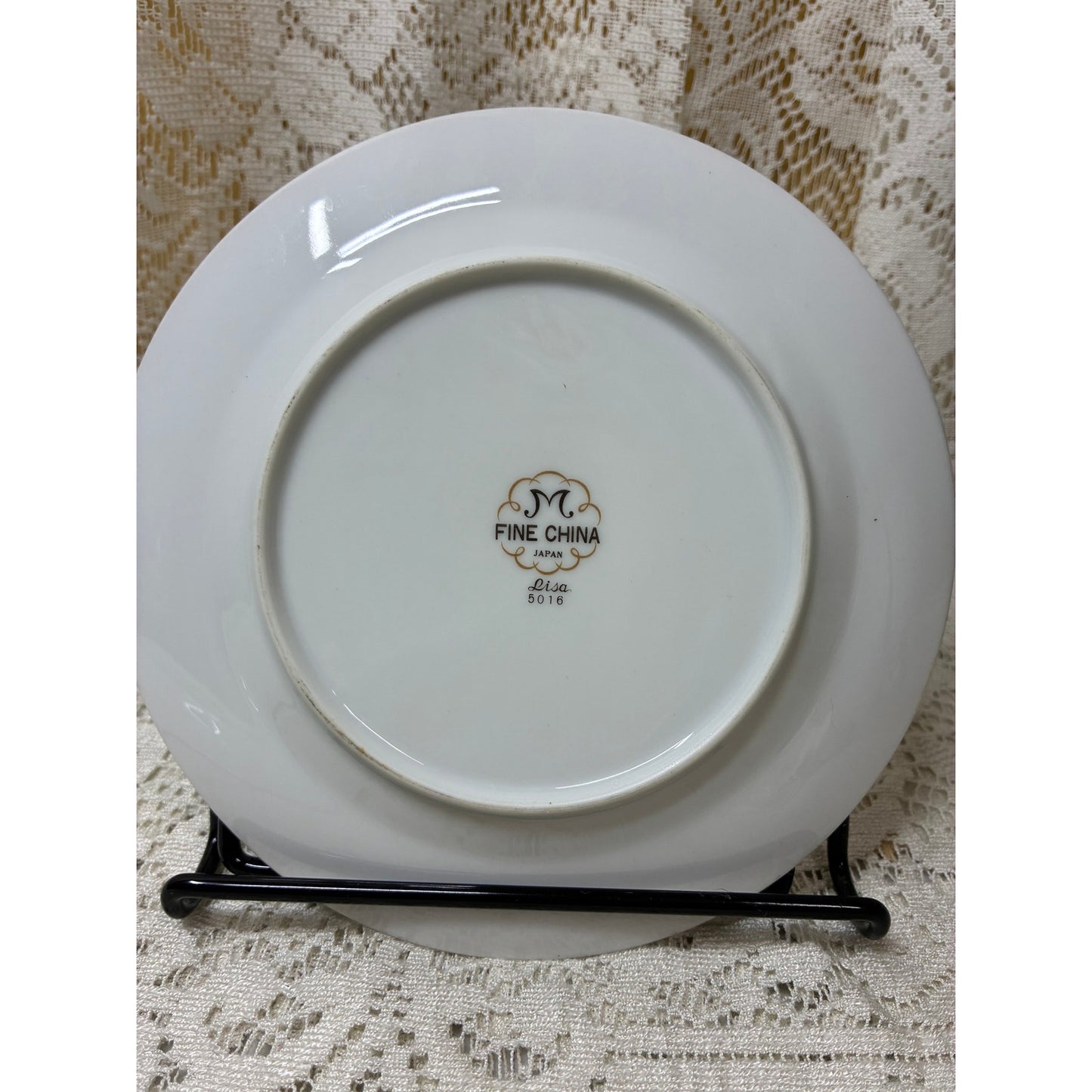 M Fine China Japan Lisa 5016 Bread Dessert Plate 6.5” – Replacement Piece – Floral Gray Pink Blue