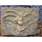 Hayes Parker Cherub Wall Plaque - Signed Sandcast Angel Sculpture - Pensive Angel Plaque - Vintage