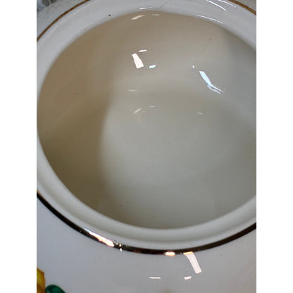Simplicity by Cannonsburg Yellow Rose Sugar & Creamer Gold Trim Replacement China - Vintage