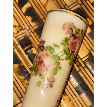 Cambridge Crown Tuscan Charleton Hand Painted Bud Vase - Vintage